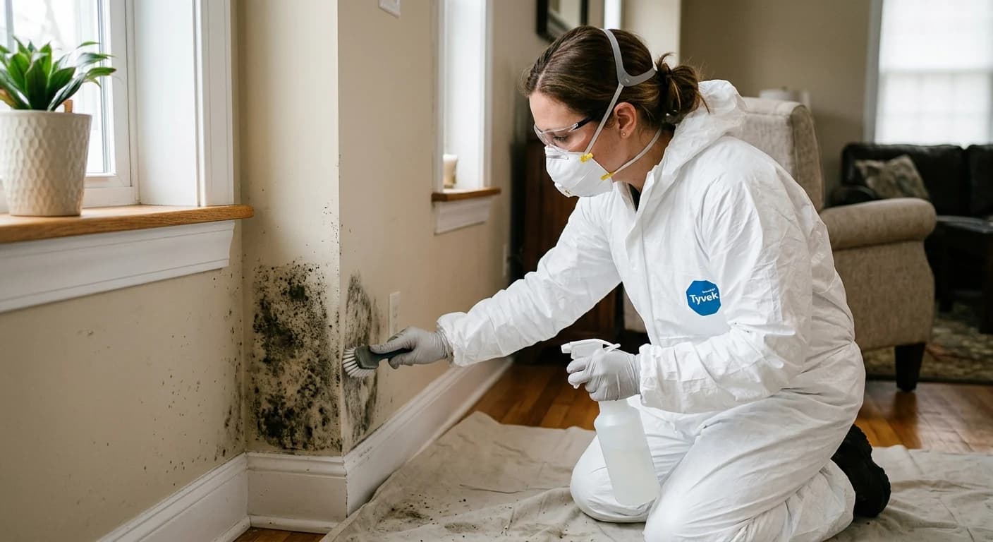 Professional mold removal work - Can mold have a smell?